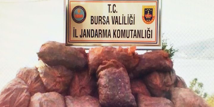 25 ton kaçak avlanmış midye drone ile ele geçirildi