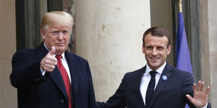 Trump ve Macron Suudi Arabistan