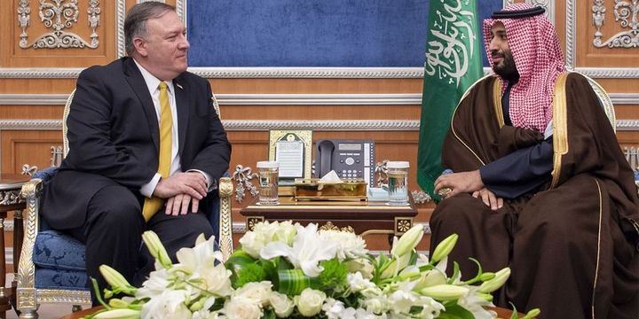 Pompeo, Kral Selman ile bölgesel gelişmeleri görüştü