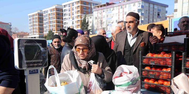 Tanzim noktalarında 297,7 ton sebze satıldı