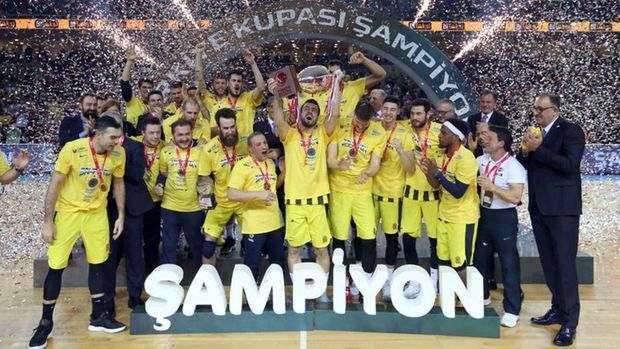 Basketbolda Erkekler Türkiye Kupası'nı Fenerbahçe Beko aldı