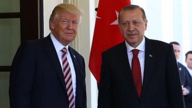 Cumhurbaşkanı Erdoğan, ABD Başkanı Trump'la görüştü