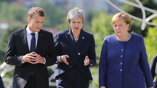 May, Macron ve Merkel ile görüşecek