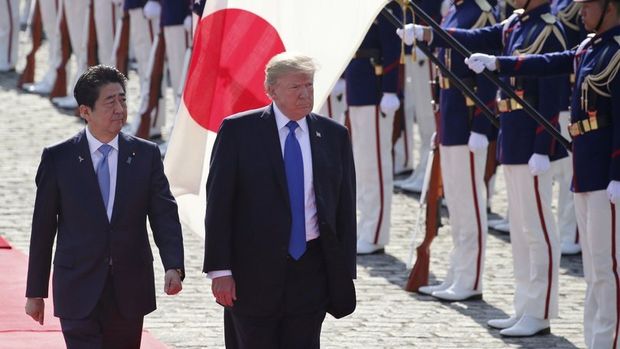 Trump Japonya'da yeni imparatorun ilk misafiri olacak