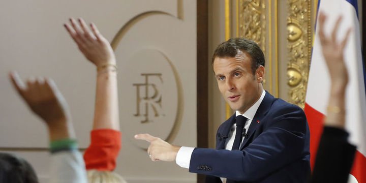 Fransa Cumhurbaşkanı Macron reform paketini açıkladı