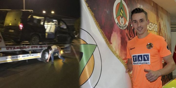 Alanyasporlu futbolcular kaza geçirdi: 6 yaralı, 1 ölü