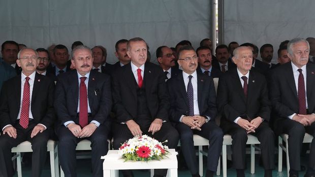 Erdoğan: 19 Mayıs ruhu, 23 Nisan ruhu, 29 Ekim ruhu ülkemizin her köşesinde