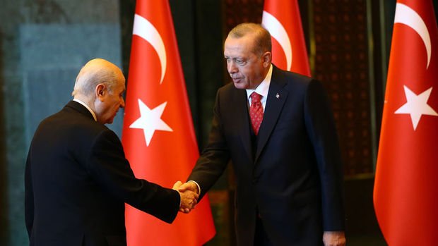 Cumhurbaşkanı Erdoğan ile Bahçeli görüşmesi sona erdi
