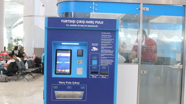 İstanbul Havalimanı'nda harç pulu otomat uygulaması