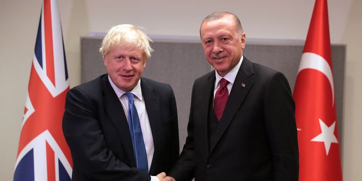 Cumhurbaşkanı Erdoğan Johnson ile görüştü