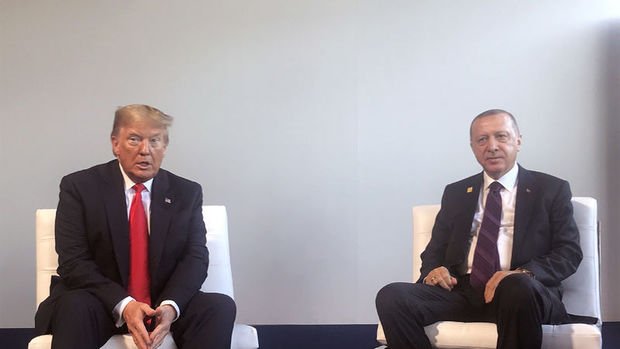Erdoğan ile Trump bir araya geldi