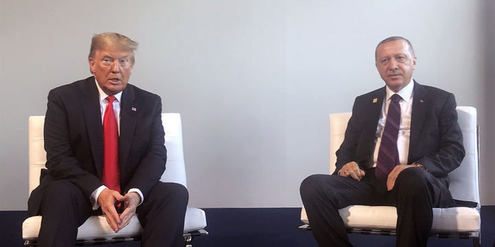 Erdoğan ile Trump bir araya geldi