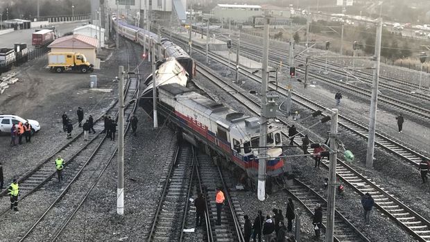 Ankara'da sabah saatlerinde tren kazası meydana geldi