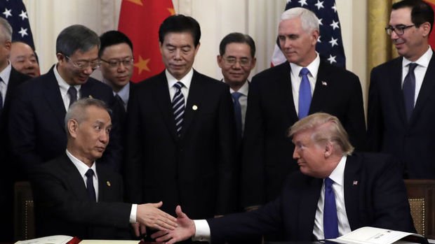 ABD-Çin birinci faz ticaret anlaşmasında 