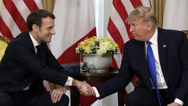 Trump ve Macron Doğu Akdeniz'deki gelişmeleri görüştü