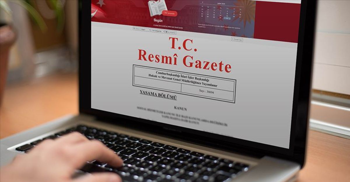 Resmi Gazete'de bugün (20.11.2020)