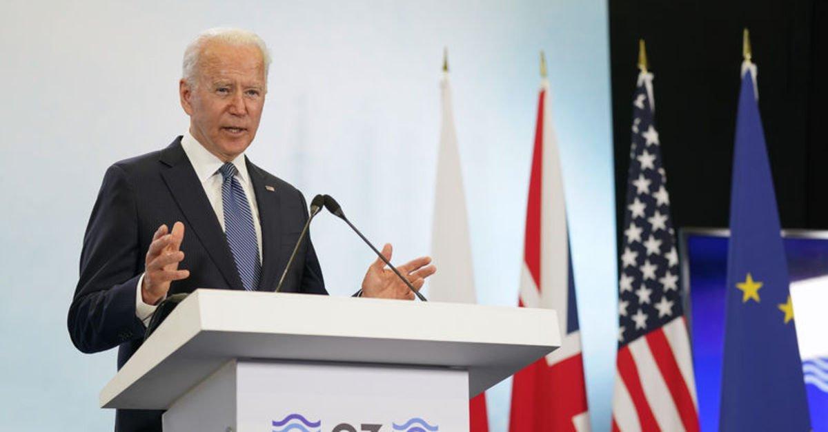 Biden: G-7'de Çin'le ilgili adımlardan tatmin oldum - Vimarsana News