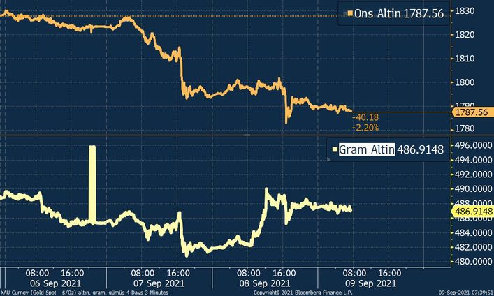 Altin Yatirimcilari Avrupa Faiz Kararina Odaklandi Bloomberg Ht