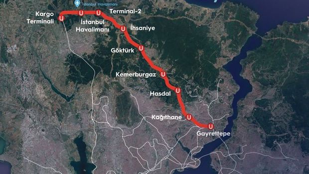 İstanbul Havalimanı-Gayrettepe Metro Hattı'nda ilk test sürüşü yapılacak