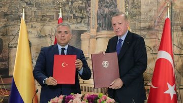 Erdoğan: Türkiye-Kolombiya ilişkilerini stratejik ortaklı...