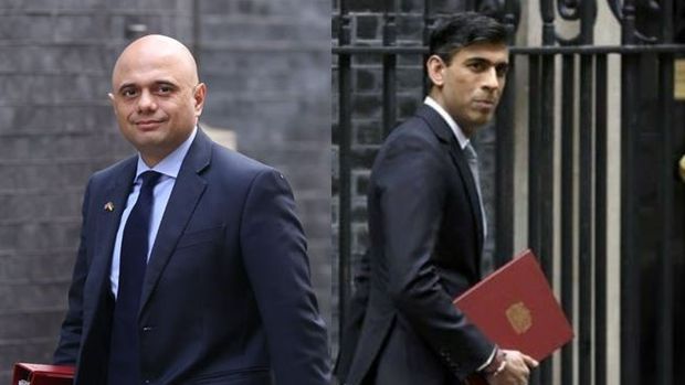 İngiltere Maliye Bakanı Sunak ve Sağlık Bakanı Javid istifa etti