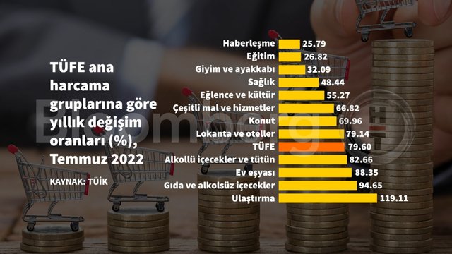 10 grafikte 24 yılın zirvesine çıkan Temmuz enflasyonu