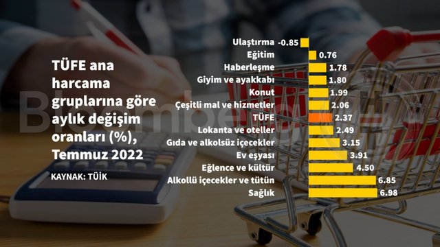 10 grafikte 24 yılın zirvesine çıkan Temmuz enflasyonu