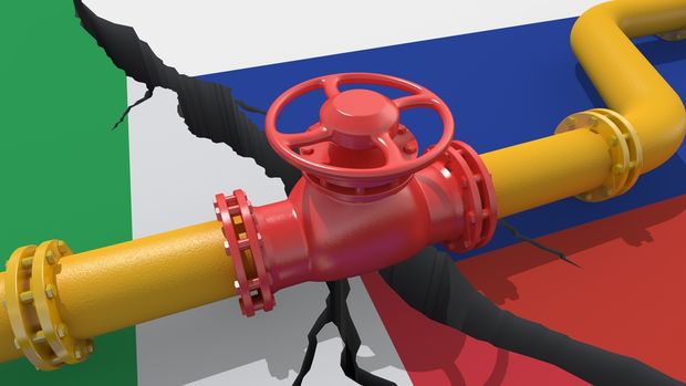 İtalya'da Rus gazı için 2024 hedefi