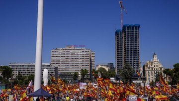 İspanya'da yoksullaşmaya karşı gösteri