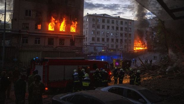 Kiev'in merkezinde patlama
