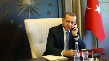 Cumhurbaşkanı Erdoğan, İngiltere Başbakanı Sunak ile tele...
