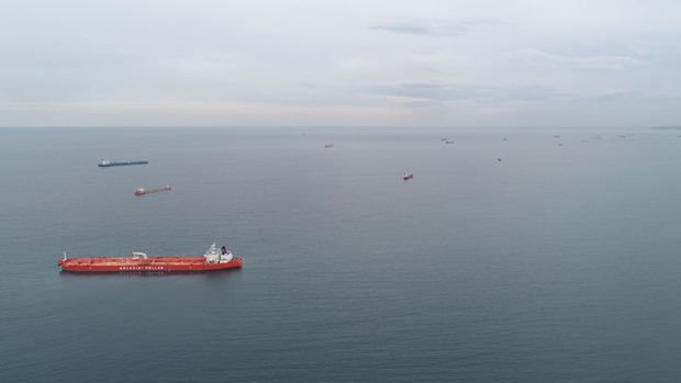 Boğaz yakınında Rus petrol tankeri trafiği
