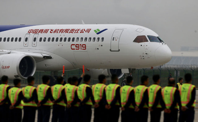 Çin’in yolcu uçağında ilk teslimat