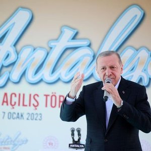 CUMHURBAŞKANI ERDOĞAN ANTALYA'DA TOPLU AÇILIŞ TÖRENİNDE KONUŞTU