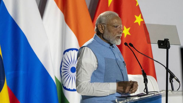 Modi, BRICS'in ekonomik zorluklarla mücadeledeki rolünü vurguladı