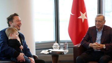 Erdoğan, Tesla ve SpaceX'in kurucusu Elon Musk'ı kabul etti