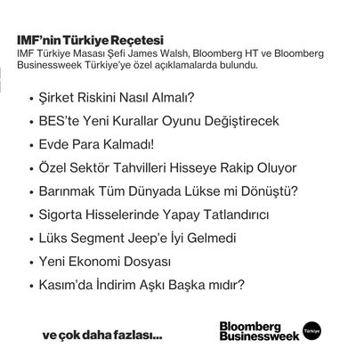 IMF’nin Türkiye Reçetesi