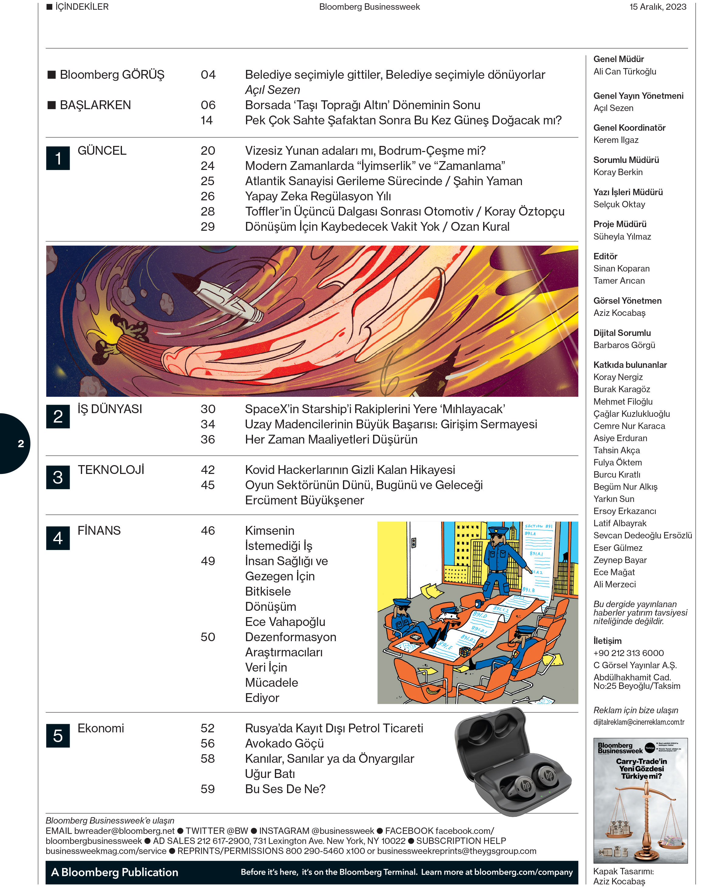 Bloomberg Businessweek Türkiye'nin 9. Sayısı Yayında!