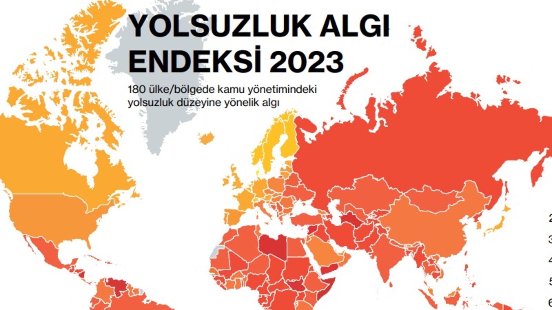 2023 Yılı Yolsuzluk Algı Endeksi’nde Türkiye Geriledi