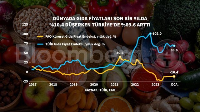 Grafikler Ocak ayı enflasyonu