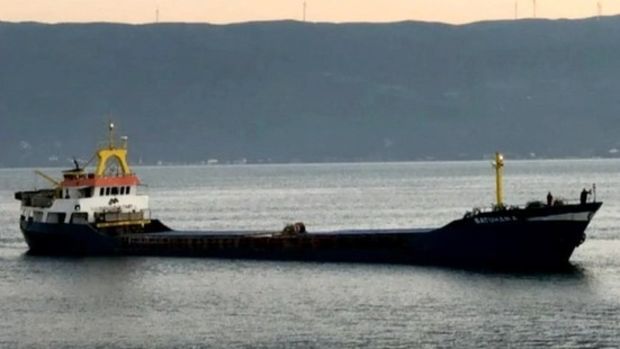 Marmara'da kargo gemisi battı