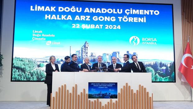 Borsa İstanbul’da gong Limak Doğu Anadolu Çimento için çaldı