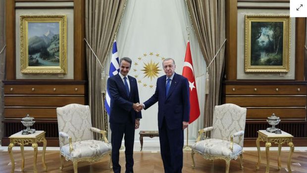 Cumhurbaşkanı Erdoğan ile Miçotakis'ten ortak açıklama