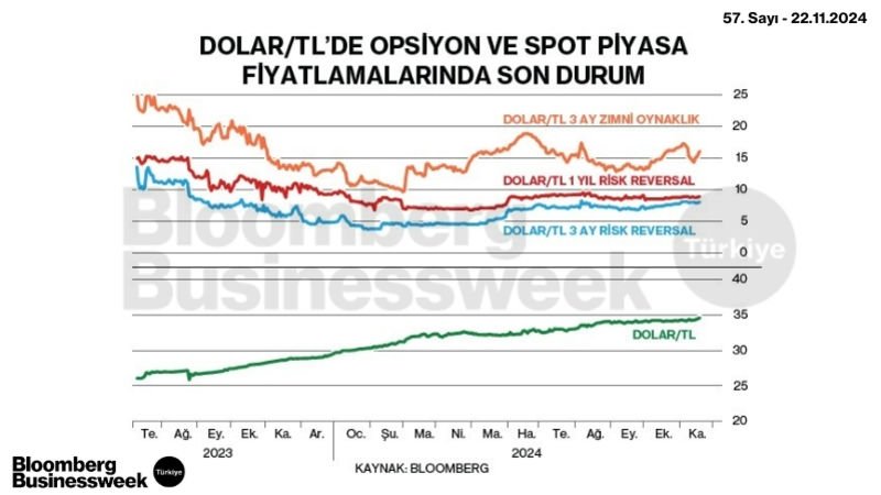 Dolar/TL'de Opsiyon ve Spot Piyasa Fiyatlamalarında Son Durum