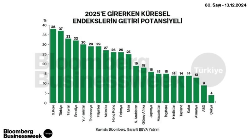 2025'e Girerken Küresel Endekslerin Getiri Potansiyeli