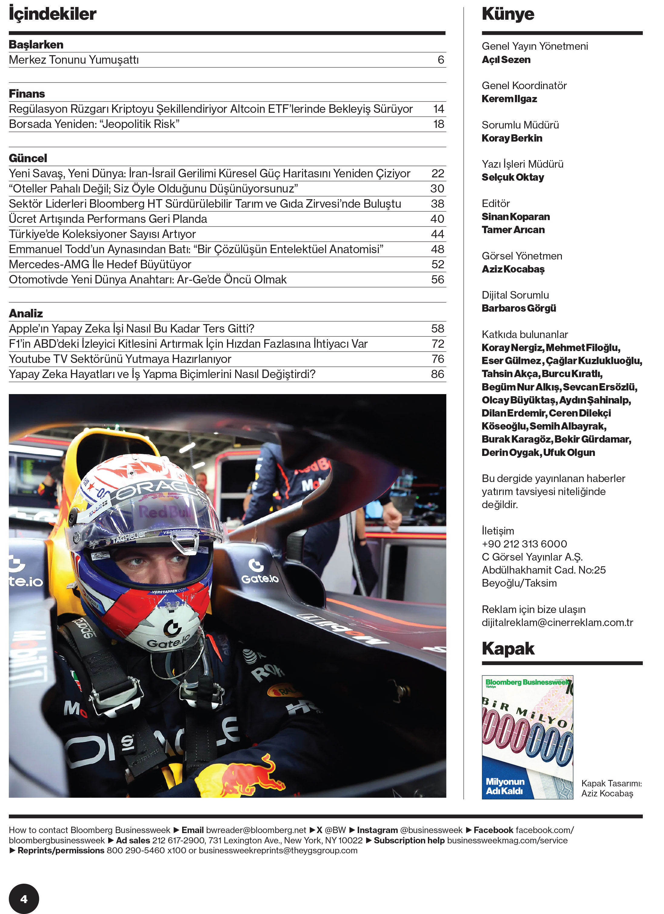 Bloomberg Businessweek Türkiye'nin 84. Sayısı Yayında!