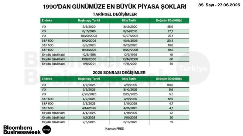 1990'dan Günümüze En Büyük Piyasa Şokları
