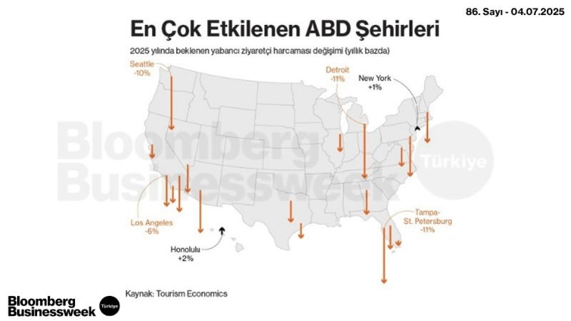 En Çok Etkilenen ABD Şehirleri