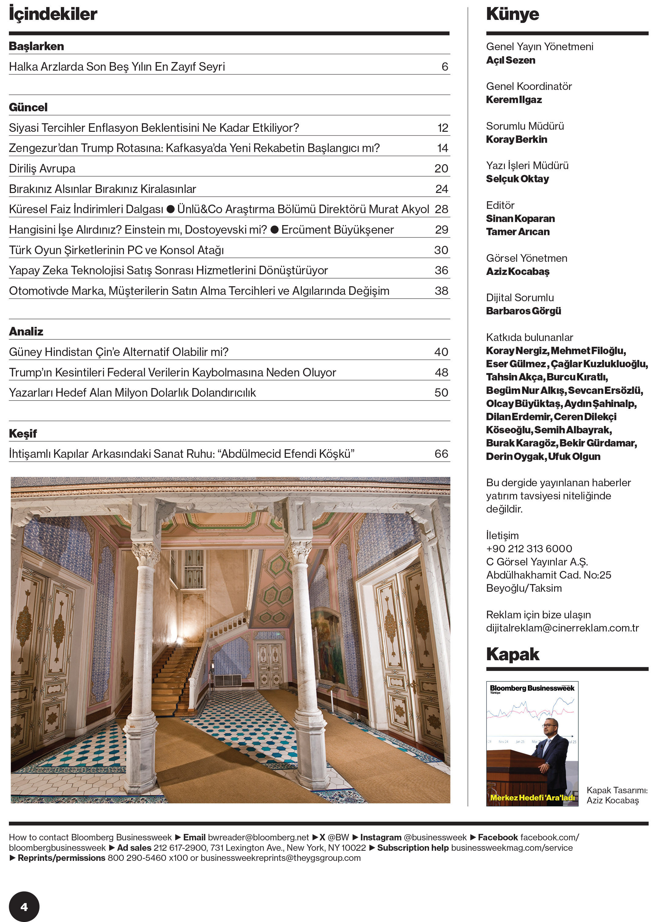 Bloomberg Businessweek Türkiye'nin 92. Sayısı Yayında!