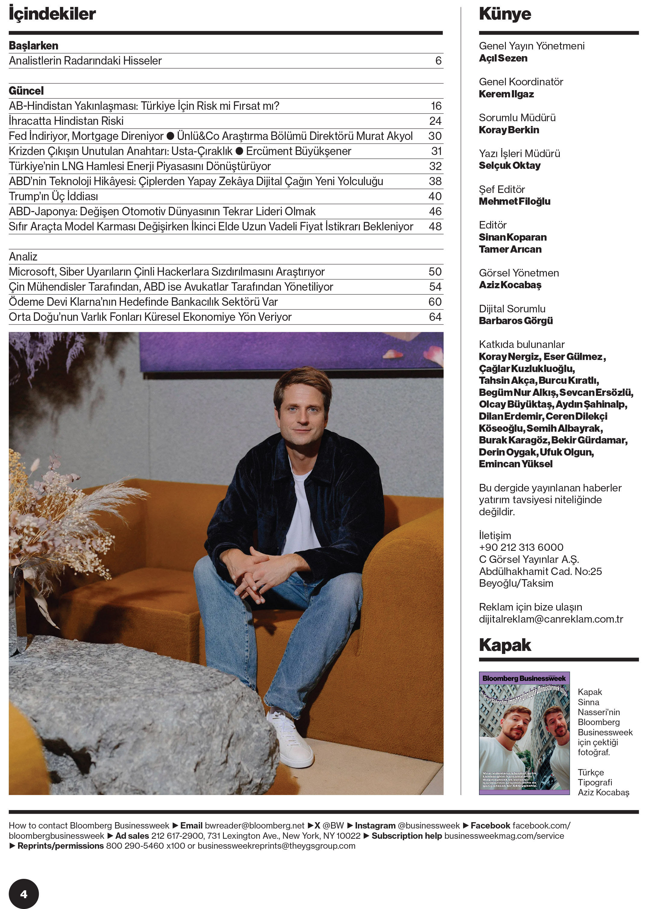 Bloomberg Businessweek Türkiye'nin 98. Sayısı Yayında!